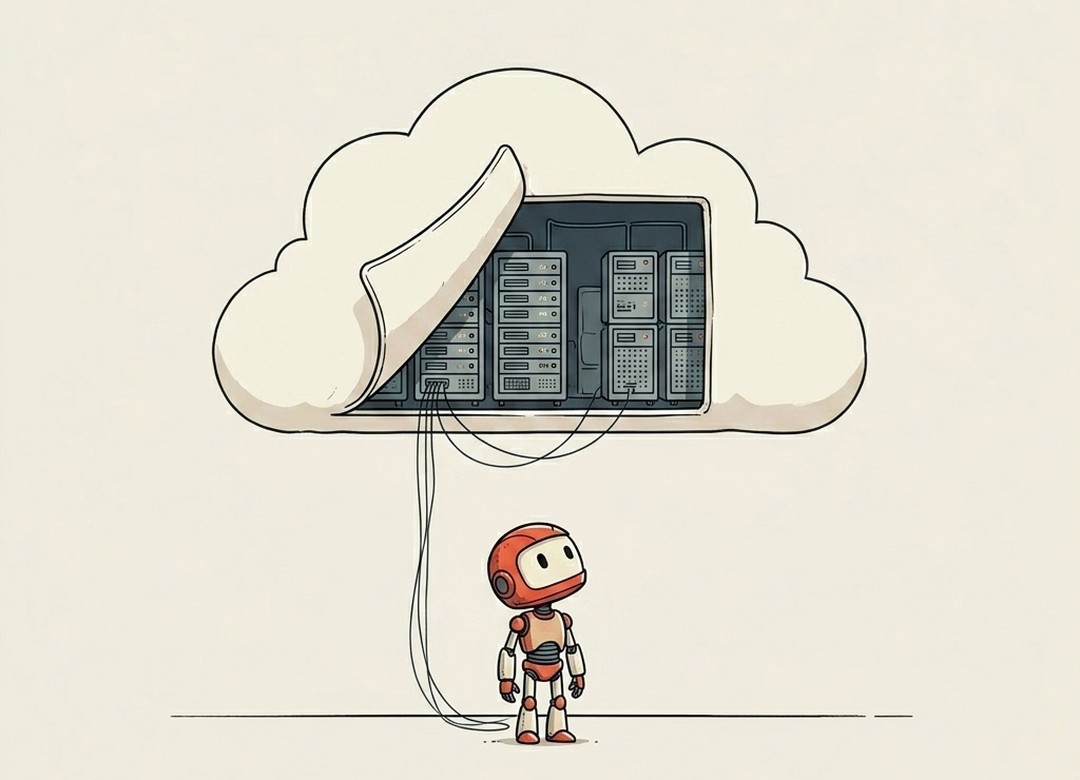 Illustration for "The Cloud" from the Non-Technical Technical Dictionary