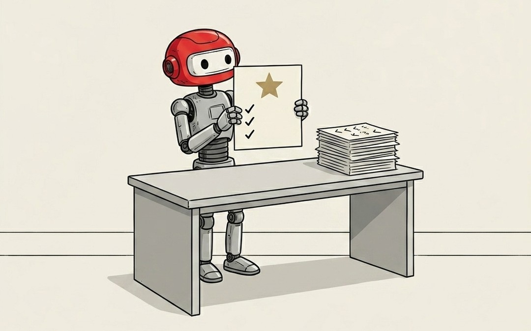 Illustration for "Eval / Benchmark" from the Non-Technical Technical Dictionary