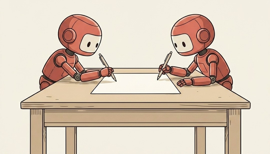Illustration for "Merge / Merge Conflict" from the Non-Technical Technical Dictionary